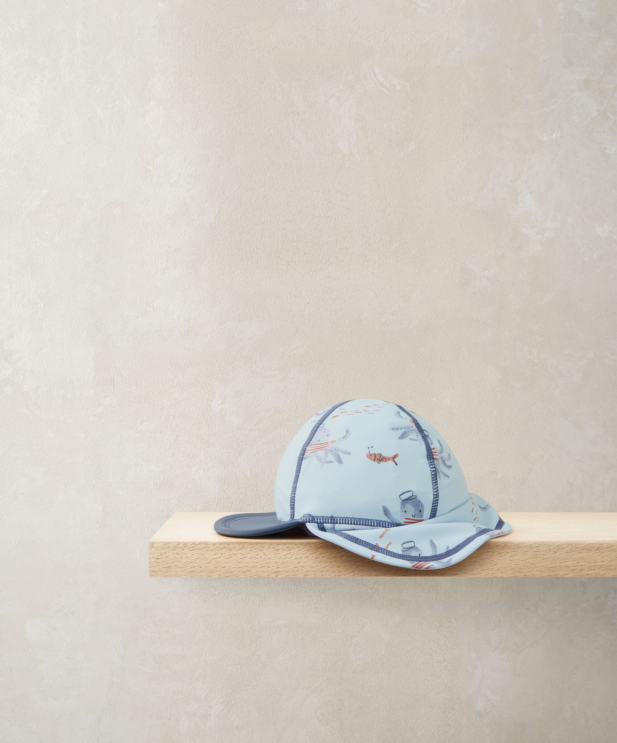 قبعة سباحة بطبعة حبار image number 1