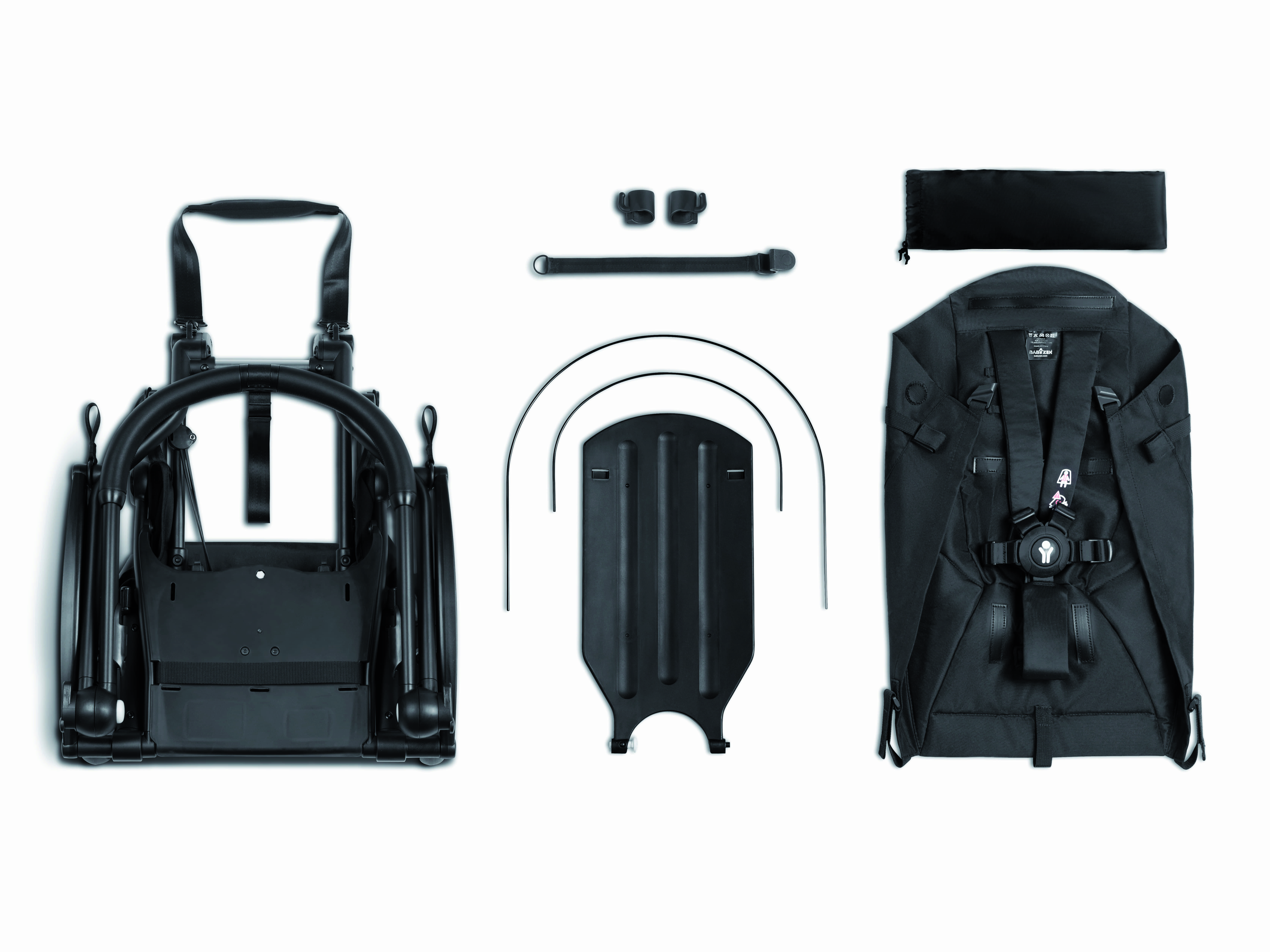 هيكل عربة أطفال يويو كونكت أسود image number 6