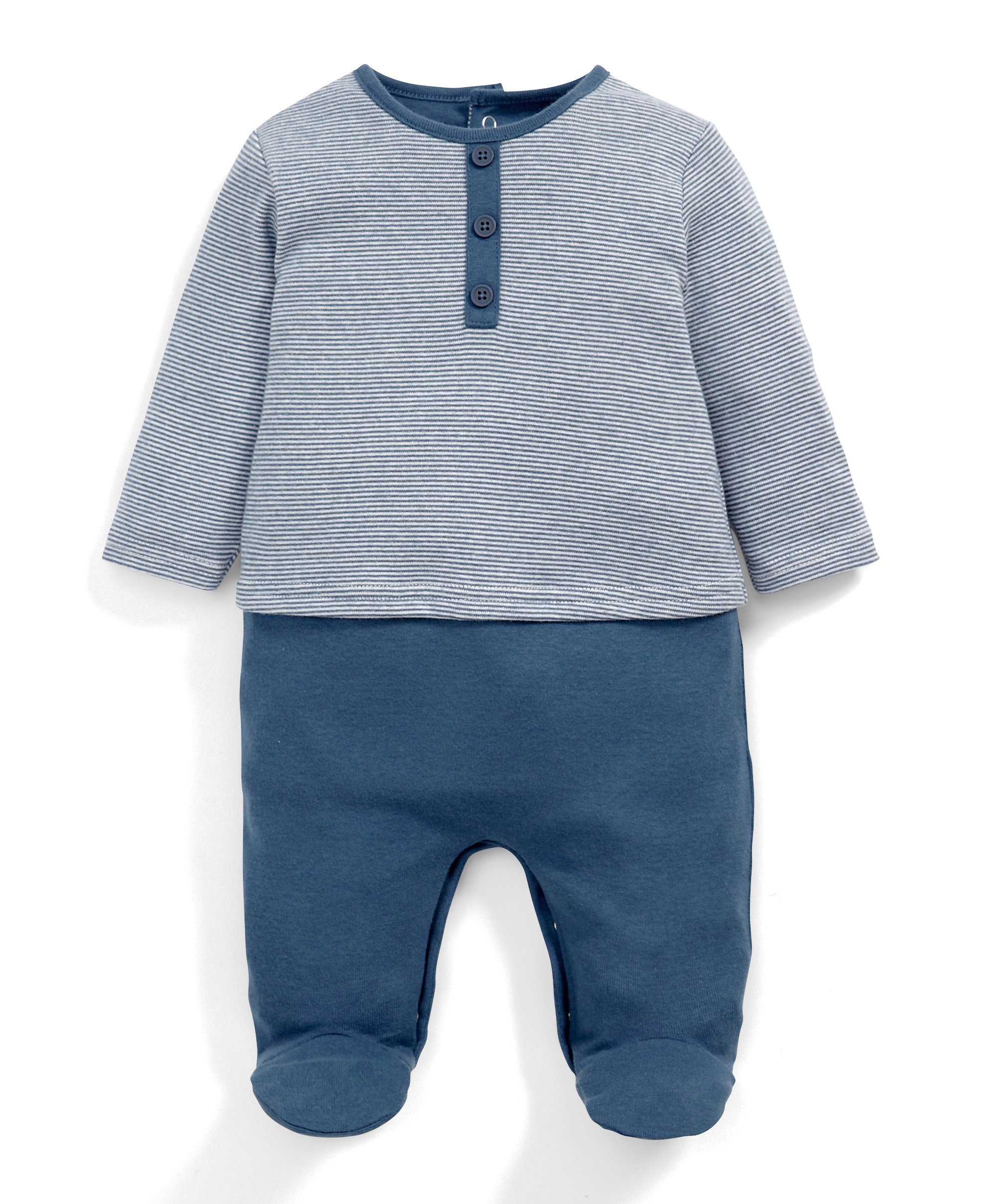 تسوقوا Mamas & Papas مجموعة الكلفيواحد مع سترة مخططة محاكة Allin